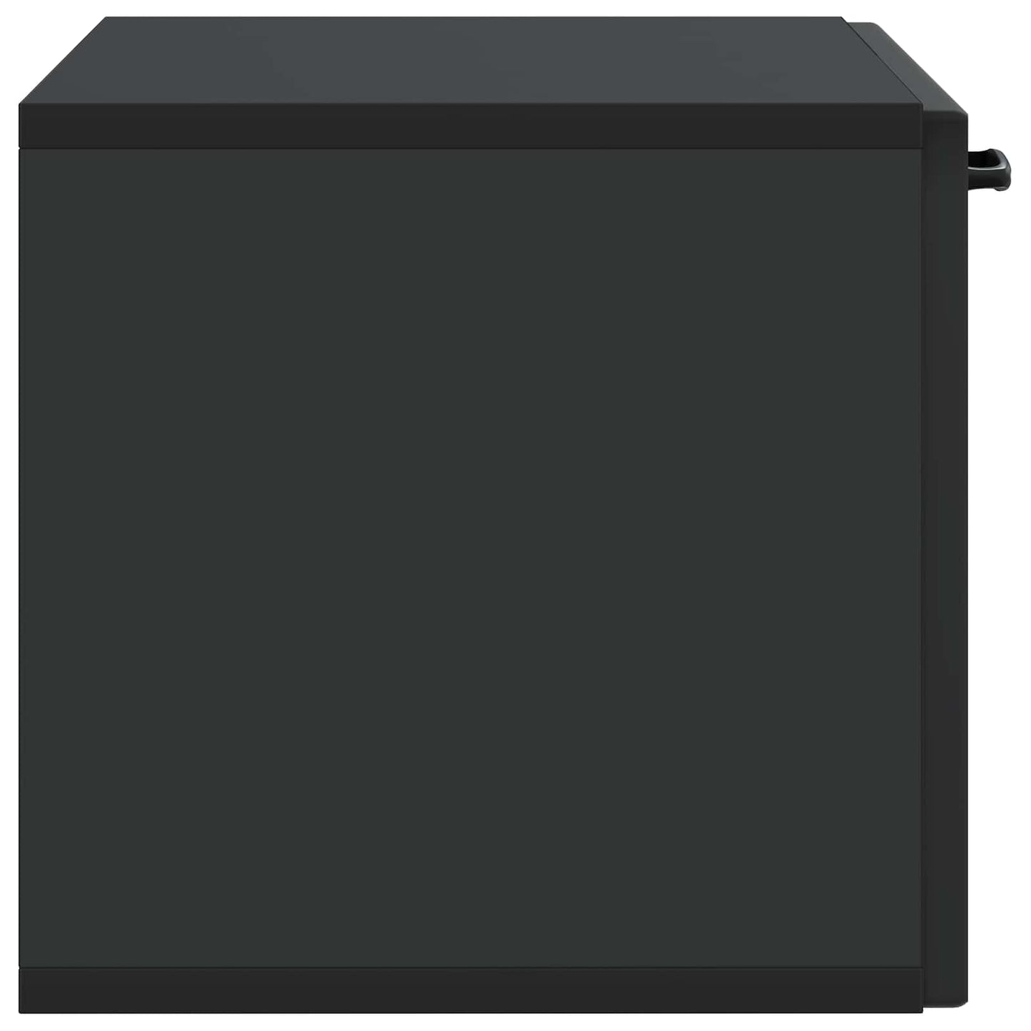 Wall-Mounted TV Cabinet Black 59.5 x 31 x 30 cm Engineered Wood
