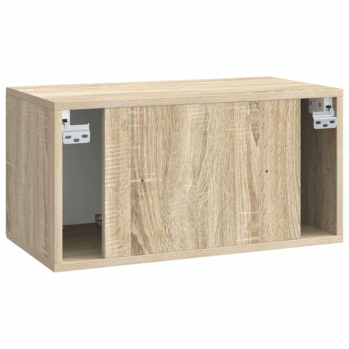Wall-Mounted TV Cabinet Sonoma Oak 59.5 x 31 x 30 cm