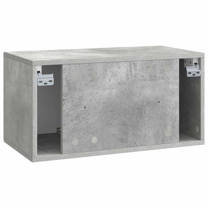 Wall-Mounted TV Cabinet Concrete Grey 59.5 x 31 x 30 cm