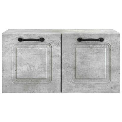 Wall-Mounted TV Cabinet Concrete Grey 59.5 x 31 x 30 cm