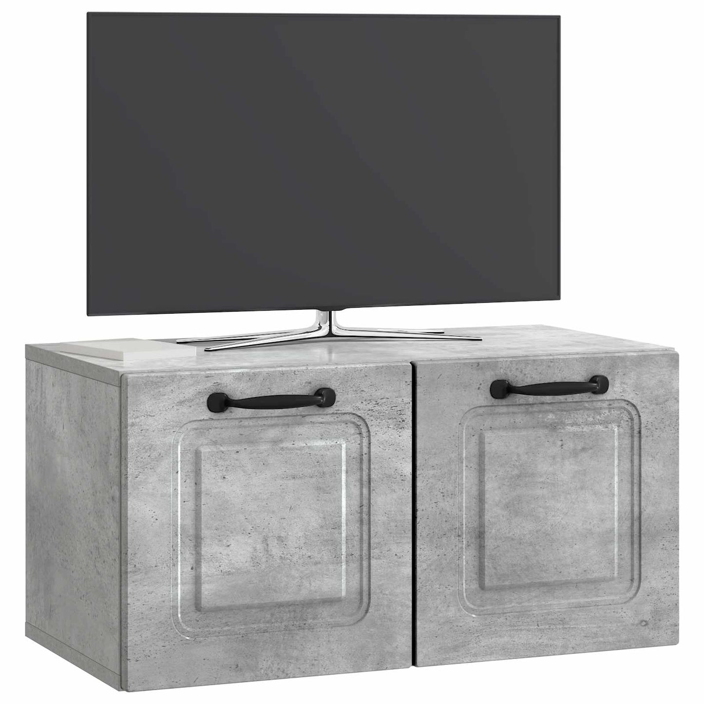Wall-Mounted TV Cabinet Concrete Grey 59.5 x 31 x 30 cm