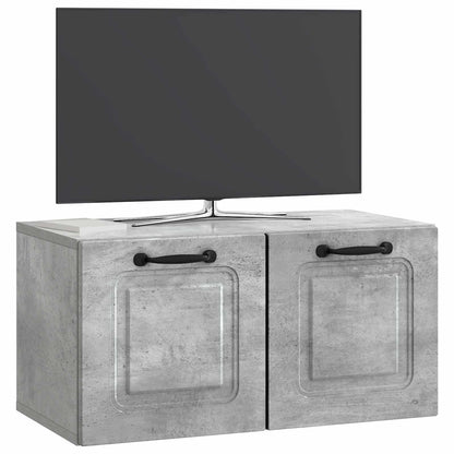 Wall-Mounted TV Cabinet Concrete Grey 59.5 x 31 x 30 cm