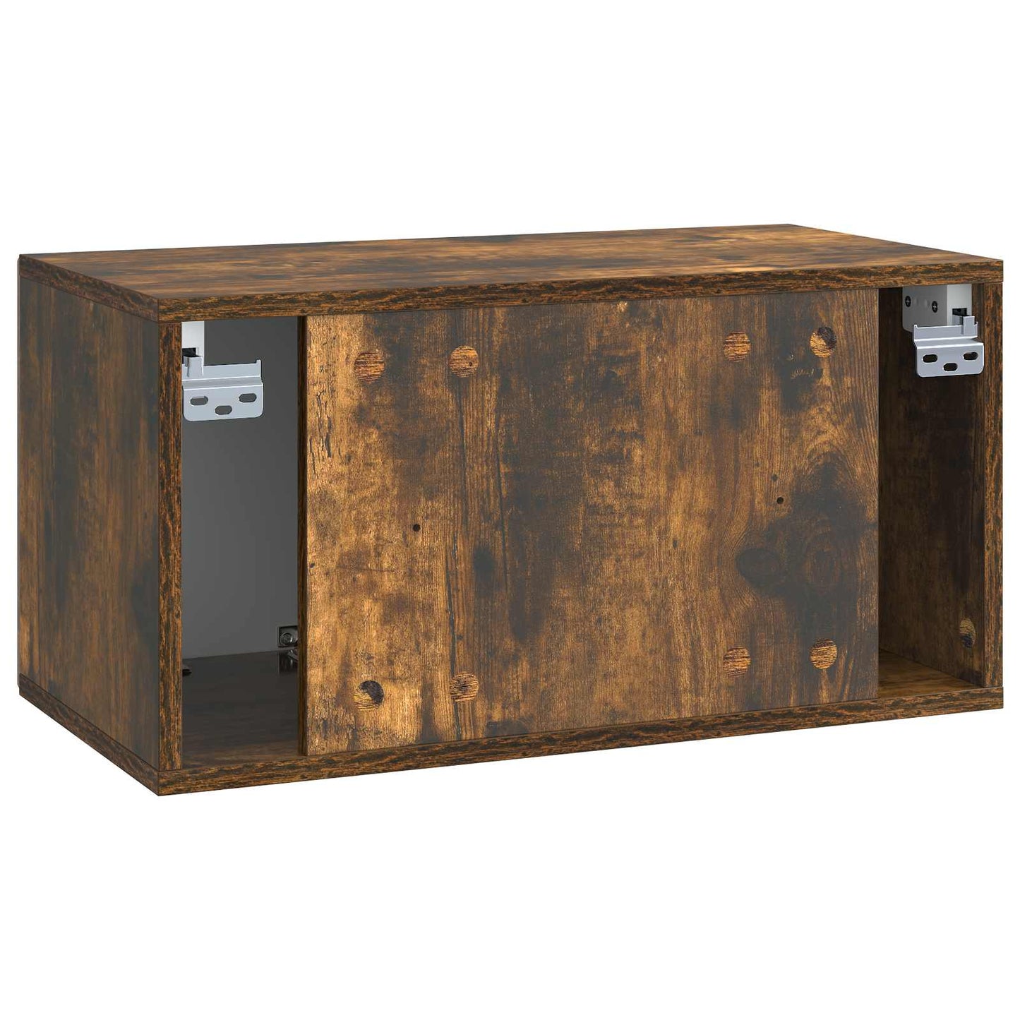 Wall-Mounted TV Cabinet Smoked Oak 59.5 x 31 x 30 cm