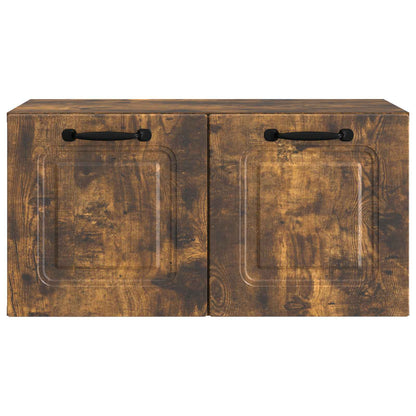 Wall-Mounted TV Cabinet Smoked Oak 59.5 x 31 x 30 cm