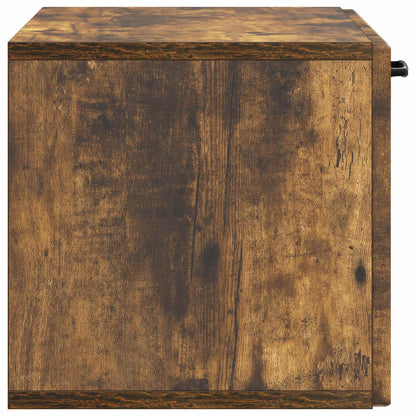 Wall-Mounted TV Cabinet Smoked Oak 59.5 x 31 x 30 cm
