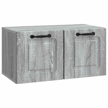 Wall-Mounted TV Cabinet Grey Sonoma 59.5 x 31 x 30 cm