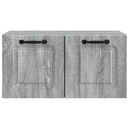 Wall-Mounted TV Cabinet Grey Sonoma 59.5 x 31 x 30 cm