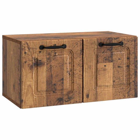Wall-Mounted TV Cabinet Wall-mounted Old Wood 59.5 x 31 x 30 cm
