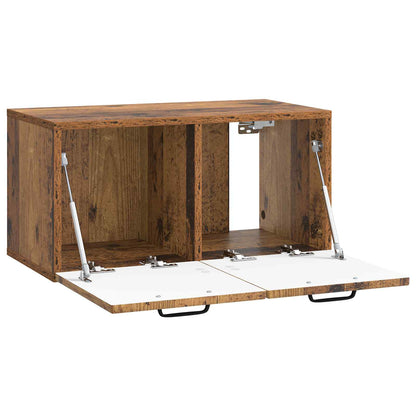 Wall-Mounted TV Cabinet Wall-mounted Old Wood 59.5 x 31 x 30 cm