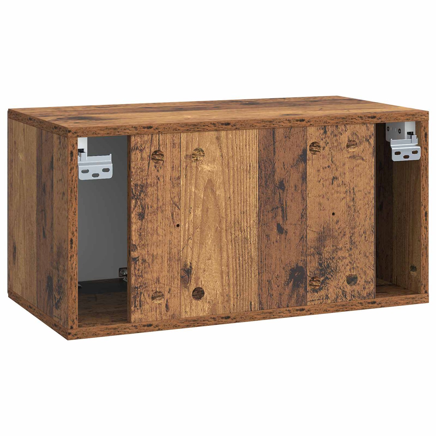 Wall-Mounted TV Cabinet Wall-mounted Old Wood 59.5 x 31 x 30 cm