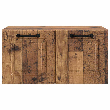 Wall-Mounted TV Cabinet Wall-mounted Old Wood 59.5 x 31 x 30 cm