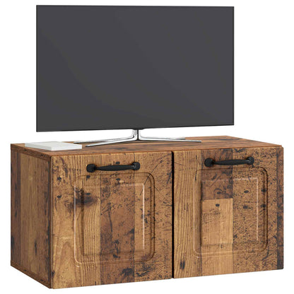 Wall-Mounted TV Cabinet Wall-mounted Old Wood 59.5 x 31 x 30 cm