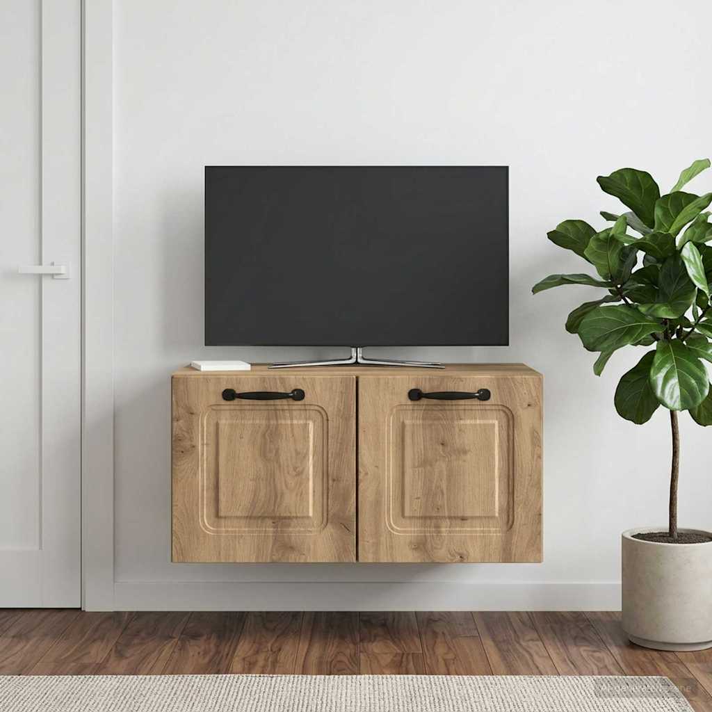 Wall-Mounted TV Cabinet Artisan Oak 59.5 x 31 x 30 cm