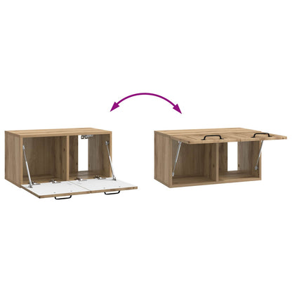 Wall-Mounted TV Cabinet Artisan Oak 59.5 x 31 x 30 cm