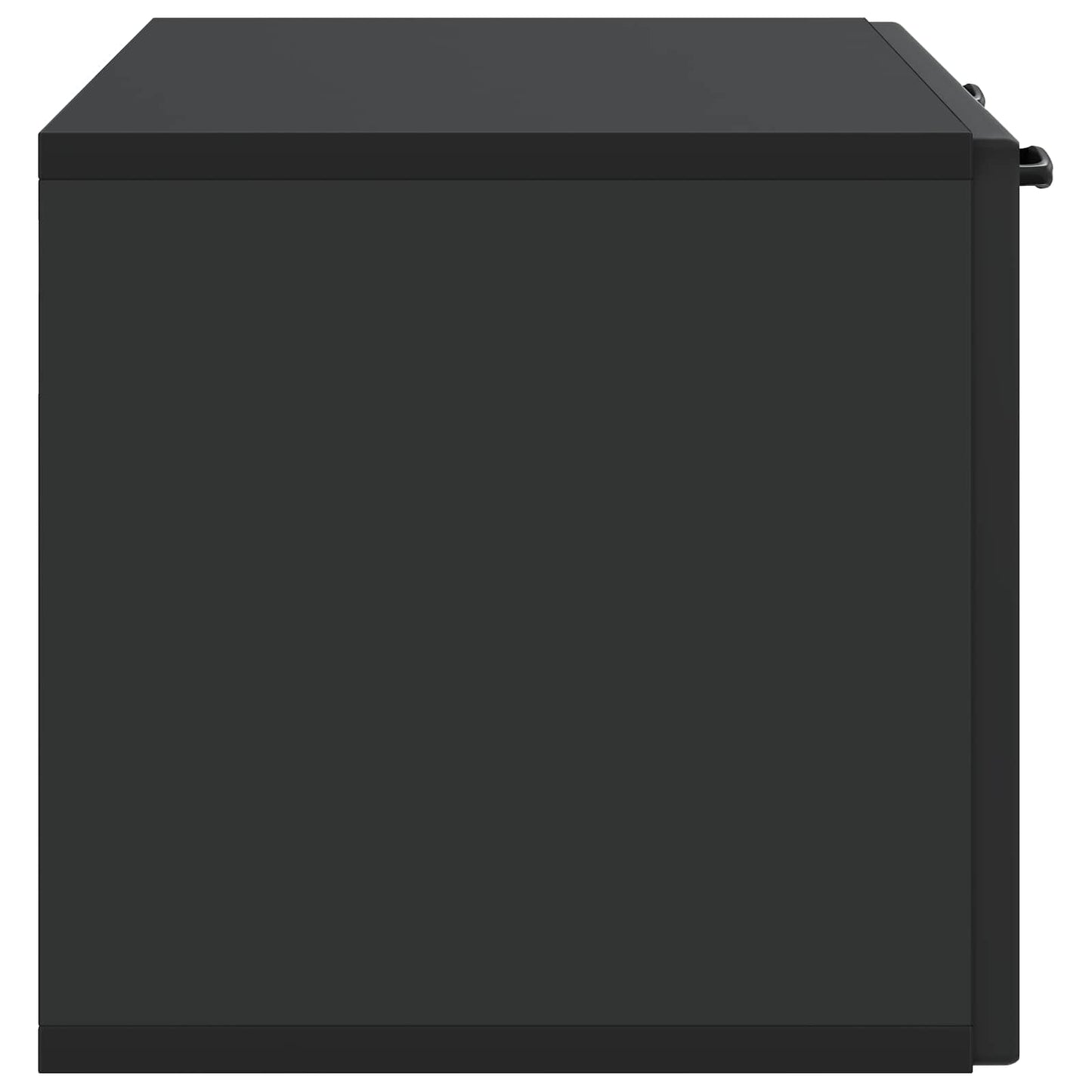 Wall-Mounted TV Cabinet Black 78.5 x 31 x 30 cm Engineered Wood