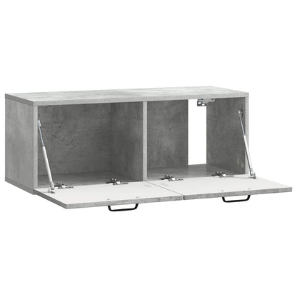 Wall-Mounted TV Cabinet Concrete Grey 78.5 x 31 x 30 cm