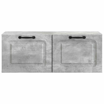 Wall-Mounted TV Cabinet Concrete Grey 78.5 x 31 x 30 cm