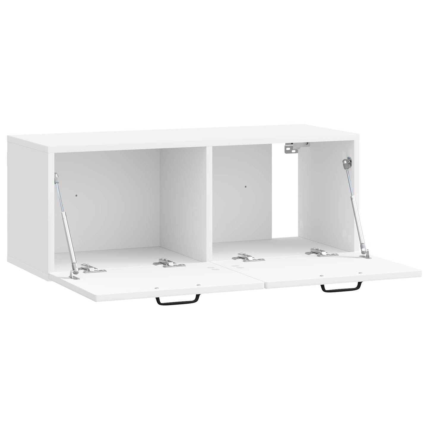 Wall-Mounted TV Cabinet High Gloss White 78.5 x 31 x 30 cm