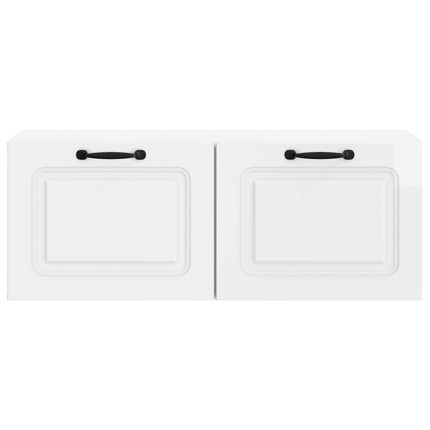 Wall-Mounted TV Cabinet High Gloss White 78.5 x 31 x 30 cm