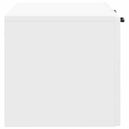 Wall-Mounted TV Cabinet High Gloss White 78.5 x 31 x 30 cm