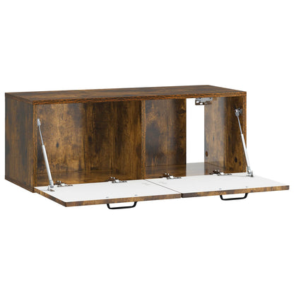 Wall-Mounted TV Cabinet Smoked Oak 78.5 x 31 x 30 cm