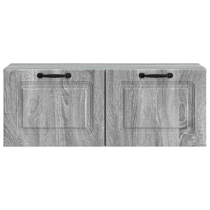 Wall-Mounted TV Cabinet Grey Sonoma 78.5 x 31 x 30 cm