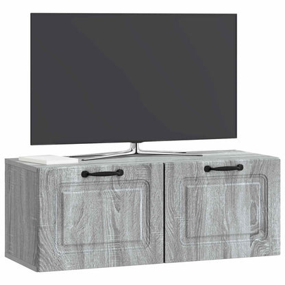 Wall-Mounted TV Cabinet Grey Sonoma 78.5 x 31 x 30 cm