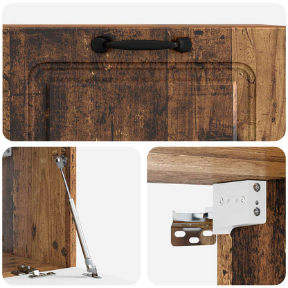 Wall-Mounted TV Cabinet Wall-mounted Old Wood 78.5 x 31 x 30 cm