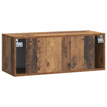 Wall-Mounted TV Cabinet Wall-mounted Old Wood 78.5 x 31 x 30 cm