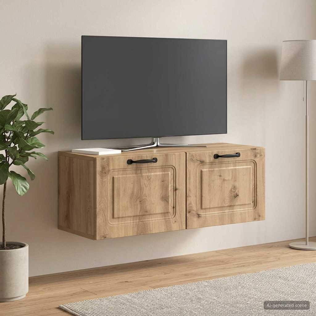 Wall-Mounted TV Cabinet Artisan Oak 78.5 x 31 x 30 cm