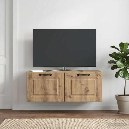Wall-Mounted TV Cabinet Artisan Oak 78.5 x 31 x 30 cm