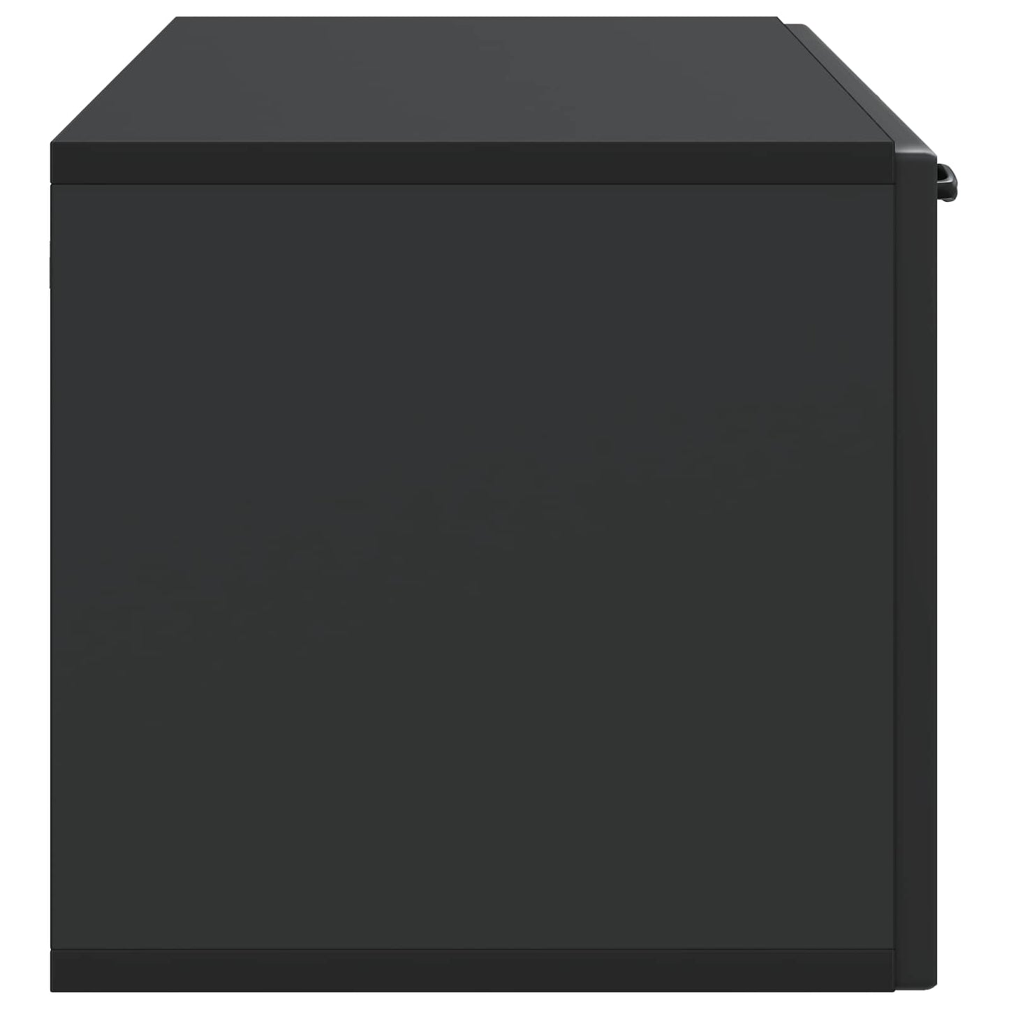 Wall-Mounted TV Cabinet Black 98 x 31 x 30 cm Engineered Wood