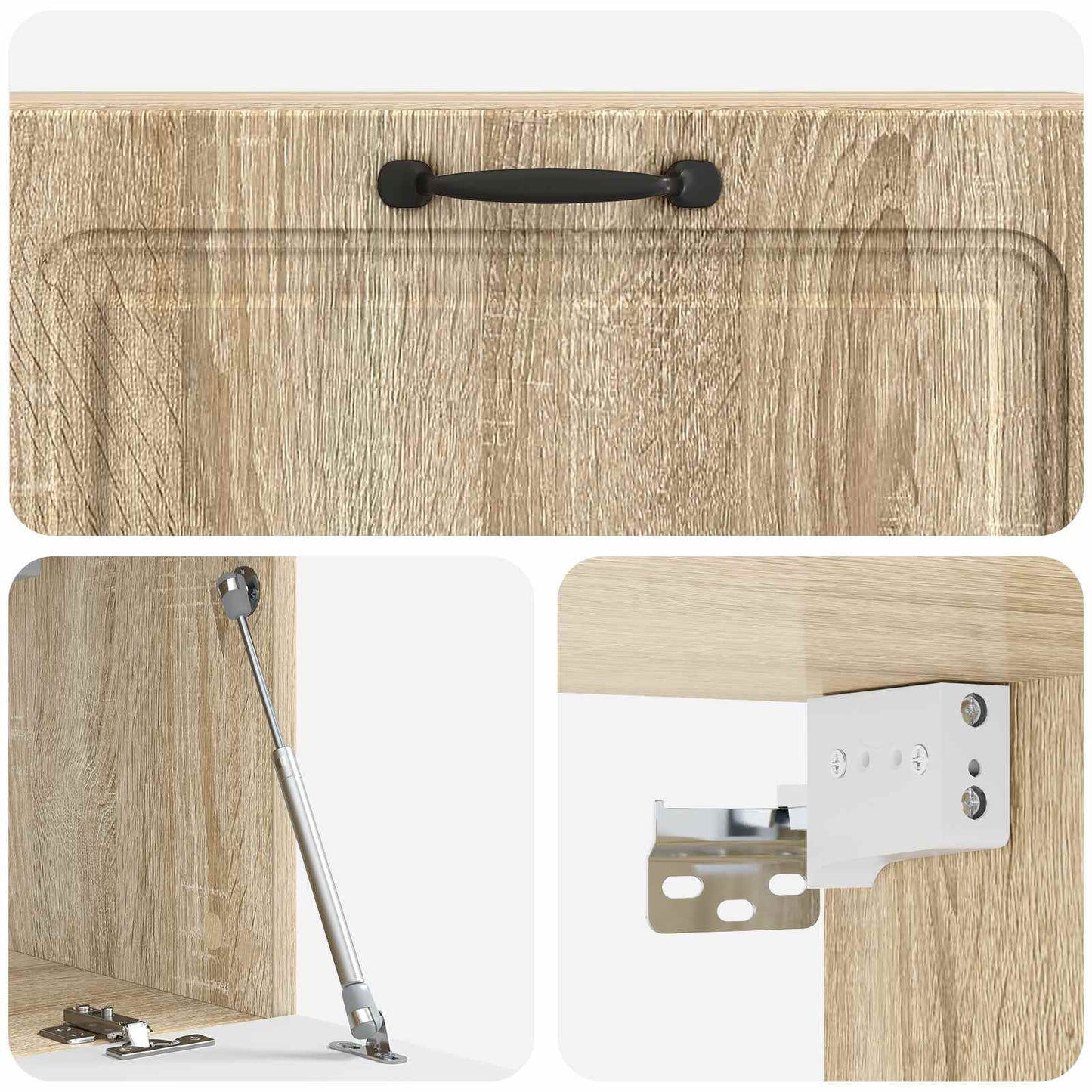 Wall-Mounted TV Cabinet Wall-mounted Sonoma Oak 98 x 31 x 30 cm