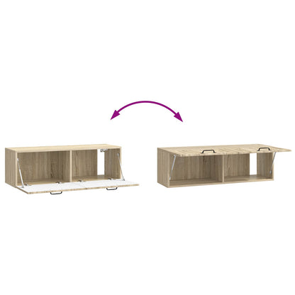 Wall-Mounted TV Cabinet Wall-mounted Sonoma Oak 98 x 31 x 30 cm
