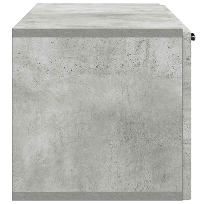 Wall-Mounted TV Cabinet Concrete Grey 98 x 31 x 30 cm