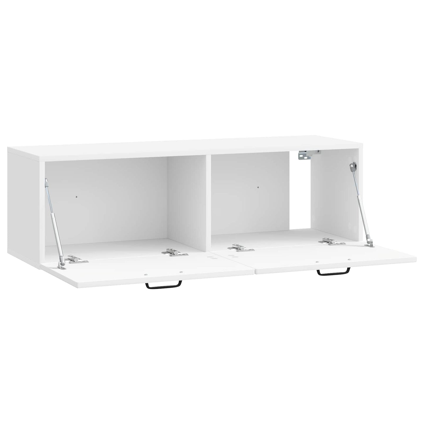 Wall-Mounted TV Cabinet High Gloss White 98 x 31 x 30 cm