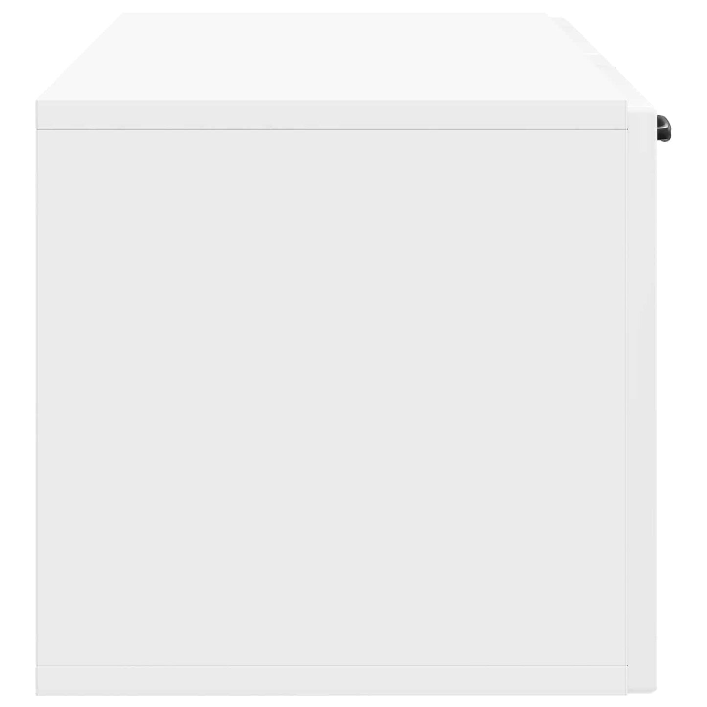 Wall-Mounted TV Cabinet High Gloss White 98 x 31 x 30 cm
