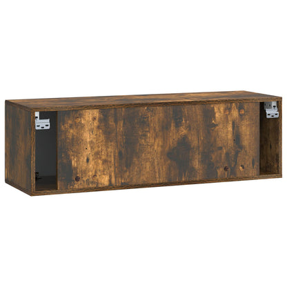Wall-Mounted TV Cabinet Wall-mounted Smoked Oak 98 x 31 x 30 cm