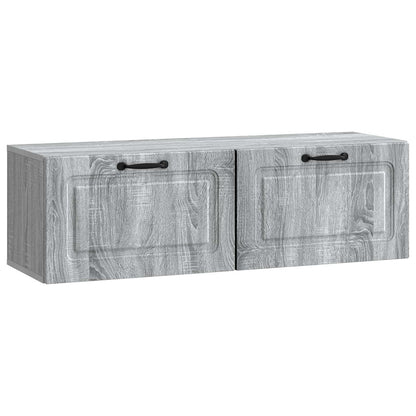 Wall-Mounted TV Cabinet Grey Sonoma 98 x 31 x 30 cm