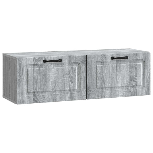 Wall-Mounted TV Cabinet Grey Sonoma 98 x 31 x 30 cm