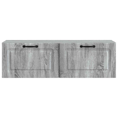 Wall-Mounted TV Cabinet Grey Sonoma 98 x 31 x 30 cm
