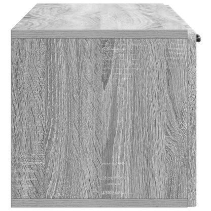Wall-Mounted TV Cabinet Grey Sonoma 98 x 31 x 30 cm