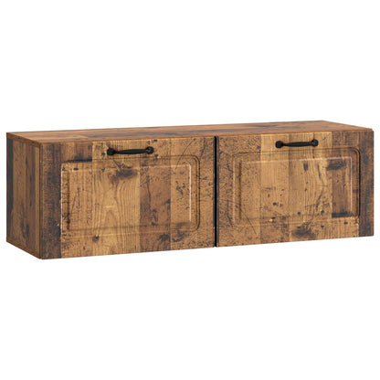 Wall-Mounted TV Cabinet Wall-mounted Old Wood 98 x 31 x 30 cm