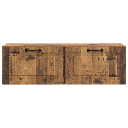 Wall-Mounted TV Cabinet Wall-mounted Old Wood 98 x 31 x 30 cm