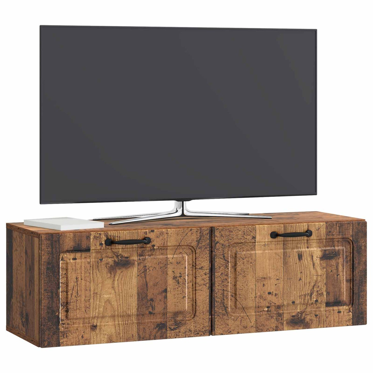 Wall-Mounted TV Cabinet Wall-mounted Old Wood 98 x 31 x 30 cm