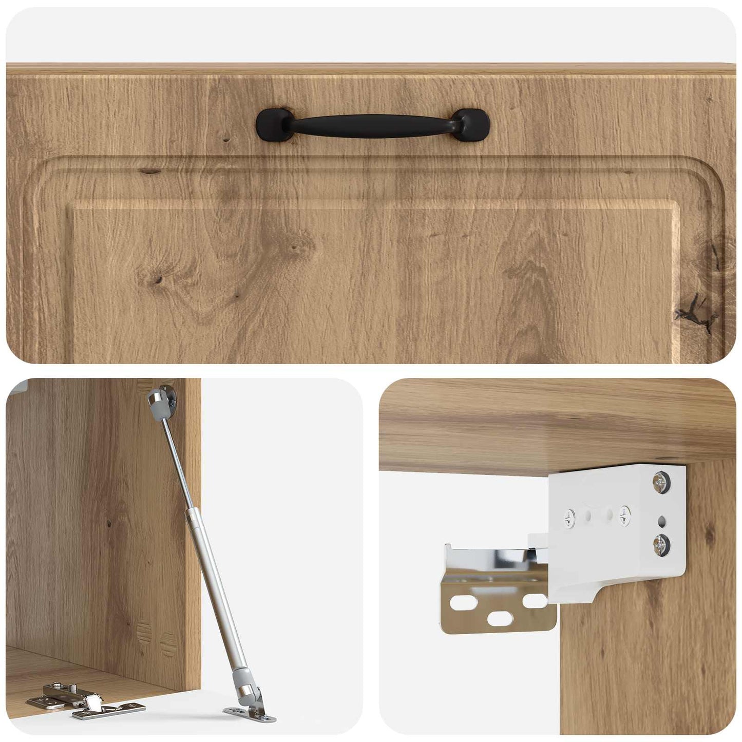 Wall-Mounted TV Cabinet Artisan Oak 98 x 31 x 30 cm