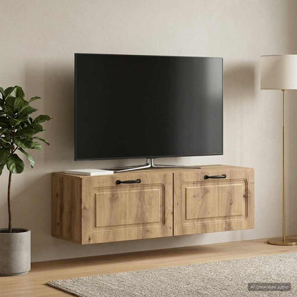 Wall-Mounted TV Cabinet Artisan Oak 98 x 31 x 30 cm