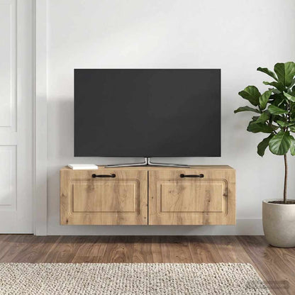 Wall-Mounted TV Cabinet Artisan Oak 98 x 31 x 30 cm