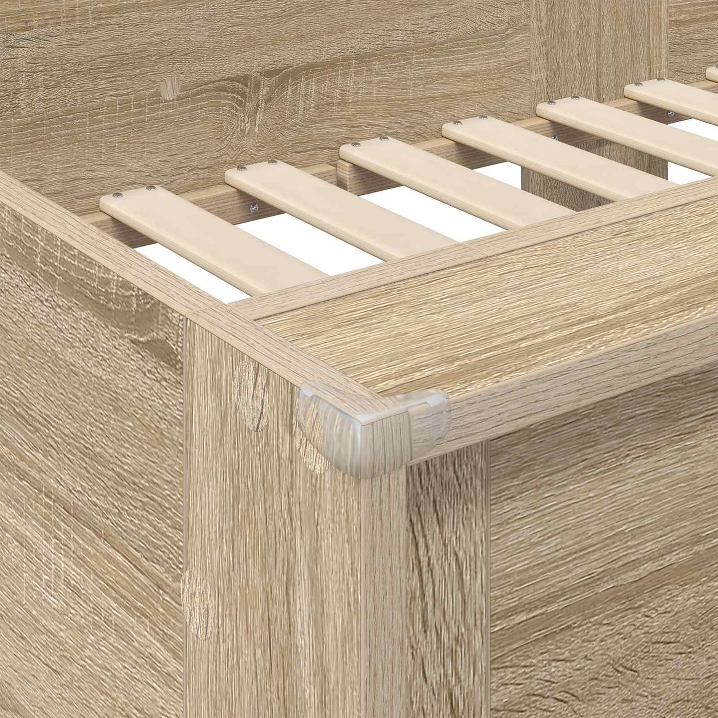 Bunk Bed for Kids Sonoma Oak 75 x 190 cm Engineered Wood