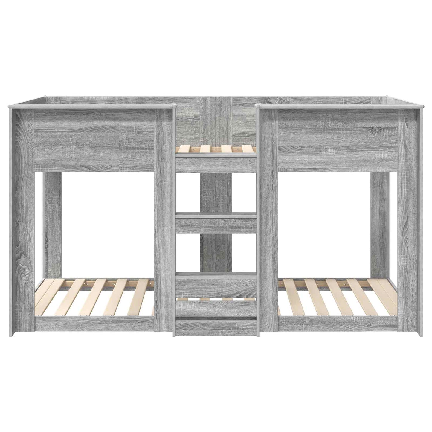 Bunk Bed for Kids Grey Sonoma 75 x 190 cm Engineered Wood